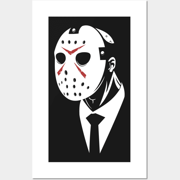 Jason Voorhees - Dressed to Kill Wall Art by PopePhoenix